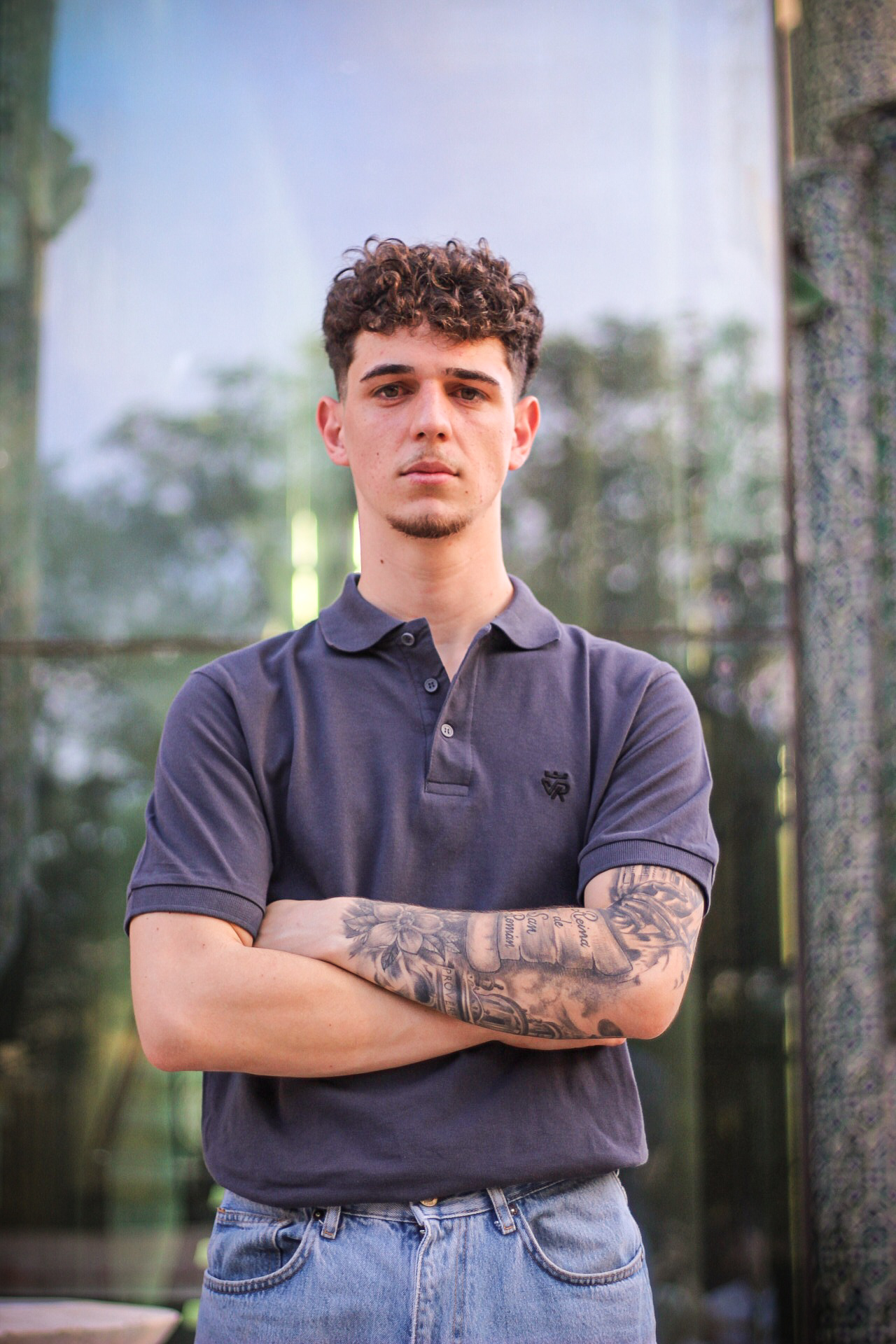 Polo gris | Unisex adultos - Imagen 5